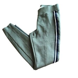 Old Navy Stevie active pants size small olive green stripes down sides straight